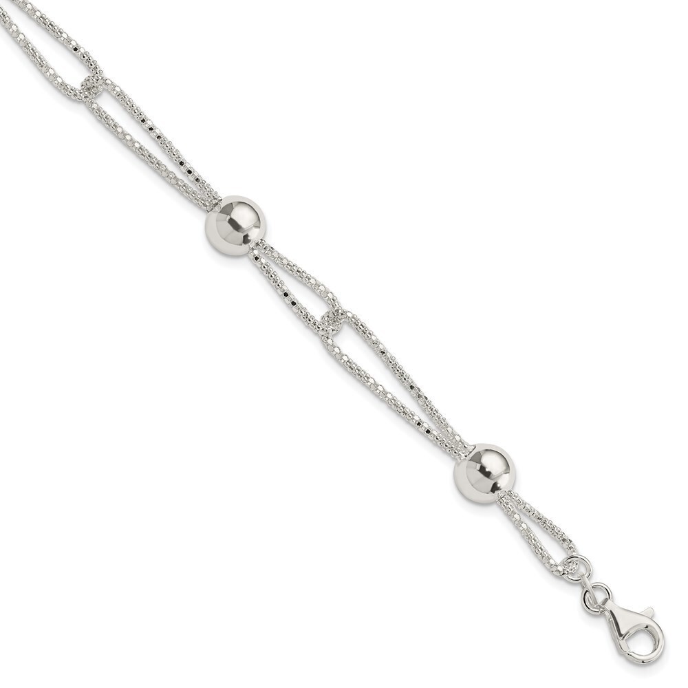 Kazi Luxury Sterling Silver Fancy Bracelet